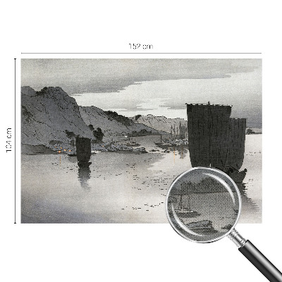 Fototapete in 3D-Optik Abendbucht