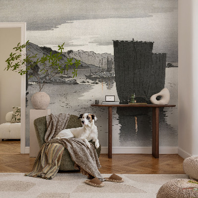 Fototapete in 3D-Optik Abendbucht