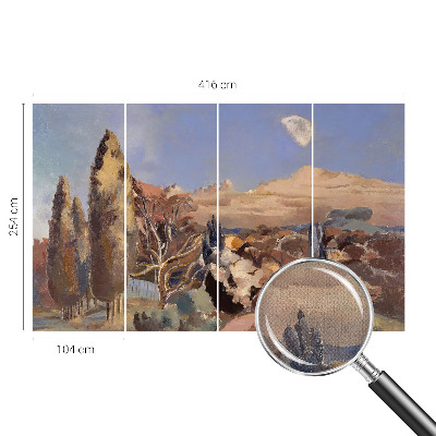 3D-Fototapete Waldlandschaft