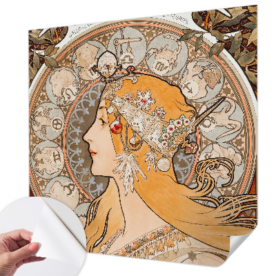 Selbstklebende Fototapete für die Wand Tierkreis-Eleganz