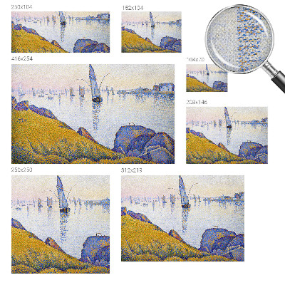 Selbstklebende Fototapete fürs Schlafzimmer Spiegelung des Segels