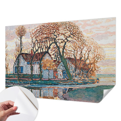 Fototapete in 3D-Optik Idyllische Landschaft