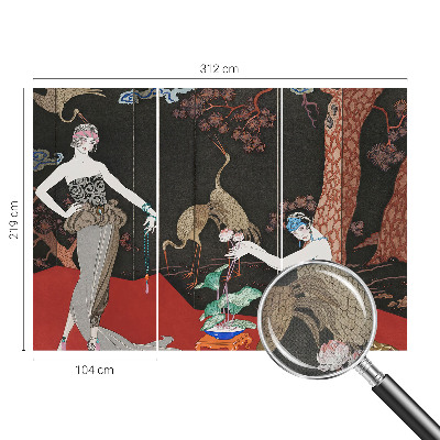 3D-Fototapete fürs Wohnzimmer Elegante Szene