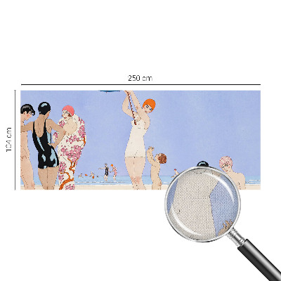 3D-Fototapete fürs Schlafzimmer Retro-Strand