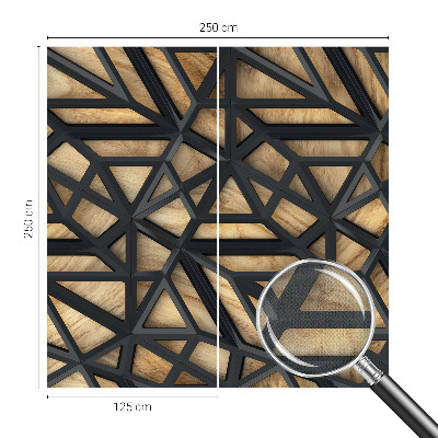 Moderne Fototapete nach Maß Geometrische Verbindung