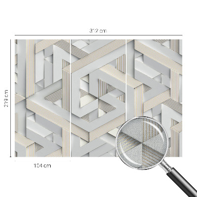 Motivtapete fürs Wohnzimmer Trugbilder