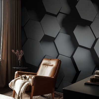 Motivtapete nach Maß 3D-Sechsecke