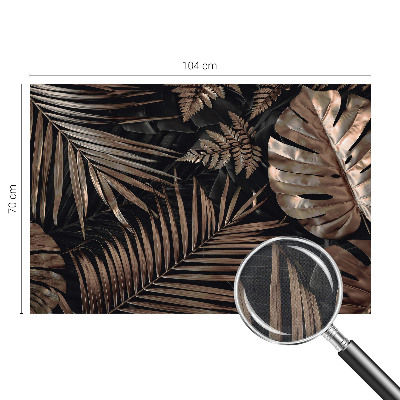 Hochwertige Bildtapete Exotische Blätter