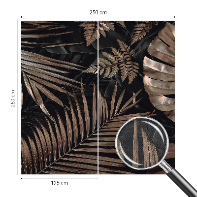 Hochwertige Bildtapete Exotische Blätter