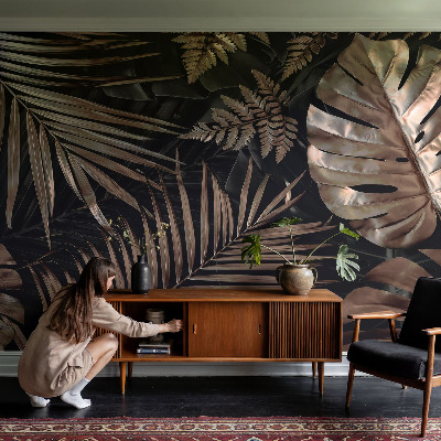 Hochwertige Bildtapete Exotische Blätter