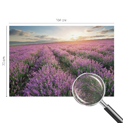 Vintage tapete Lavendelfelder