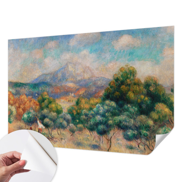 3D-Fototapete fürs Schlafzimmer Berglandschaft