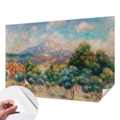 3D-Fototapete fürs Schlafzimmer Berglandschaft