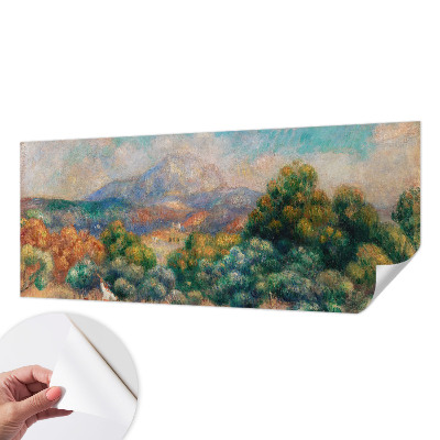 3D-Fototapete fürs Schlafzimmer Berglandschaft