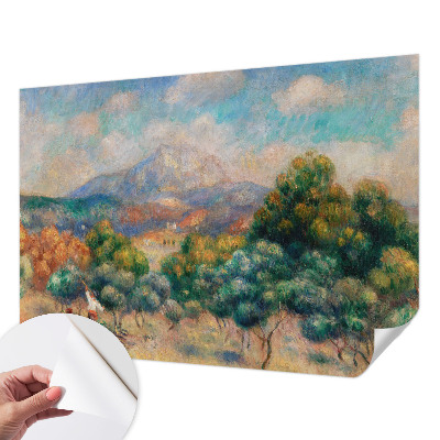 3D-Fototapete fürs Schlafzimmer Berglandschaft