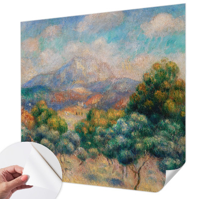 3D-Fototapete fürs Schlafzimmer Berglandschaft