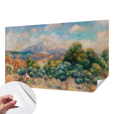 3D-Fototapete fürs Schlafzimmer Berglandschaft