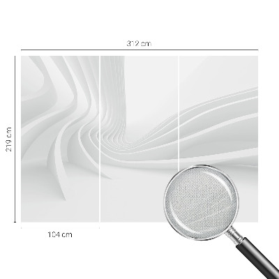 3D-Fototapete Flüssigkeitsleitungen