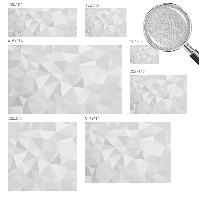 Moderne Fototapete nach Maß Dreieckiges Mosaik