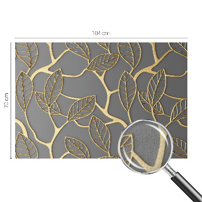 Selbstklebende Fototapete für die Wand Elegante Blätter