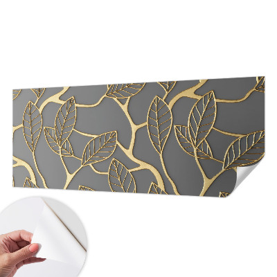 Selbstklebende Fototapete für die Wand Elegante Blätter