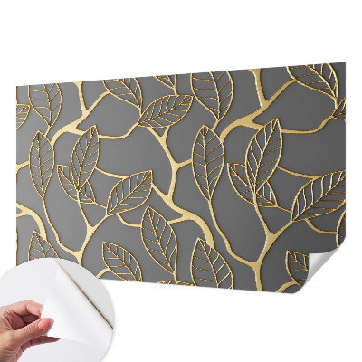 Selbstklebende Fototapete für die Wand Elegante Blätter