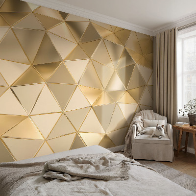 Selbstklebende Fototapete fürs Wohnzimmer Dreiecksmuster