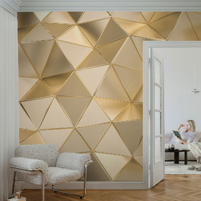 Selbstklebende Fototapete fürs Wohnzimmer Dreiecksmuster