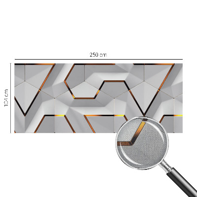 Selbstklebende Fototapete fürs Schlafzimmer Dreidimensionale Muster