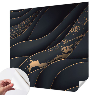 Selbstklebende Fototapete fürs Kinderzimmer Elegante Wellen