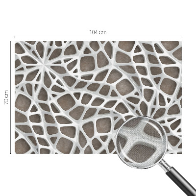 3D-Fototapete Geometrisches Netzwerk