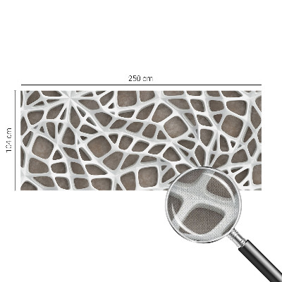 3D-Fototapete Geometrisches Netzwerk
