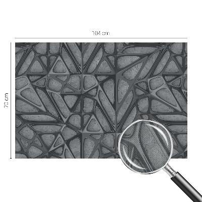 3D-Fototapete fürs Schlafzimmer Geometrische Muster