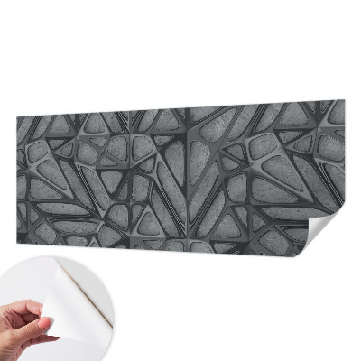 3D-Fototapete fürs Schlafzimmer Geometrische Muster