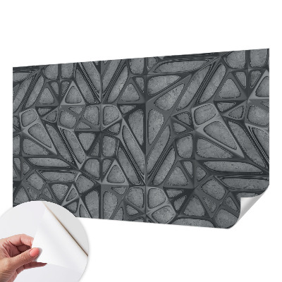 3D-Fototapete fürs Schlafzimmer Geometrische Muster