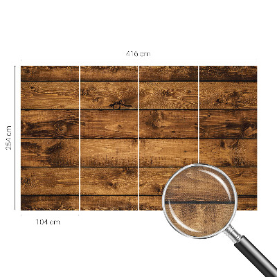 Fototapete in 3D-Optik Holzbretter