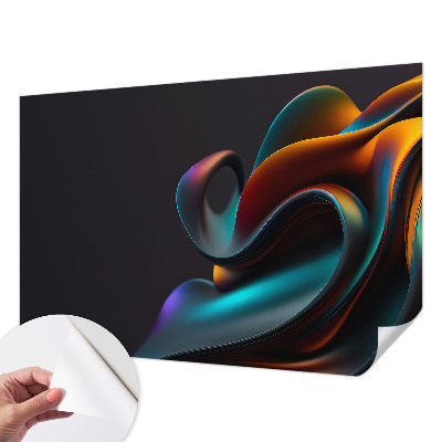 Vintage tapete Farbenfroher Wirbel