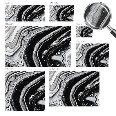 Selbstklebende Fototapete fürs Kinderzimmer Monochromatische Wellen