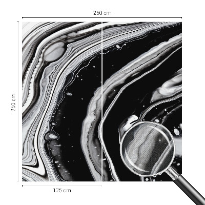 Selbstklebende Fototapete fürs Kinderzimmer Monochromatische Wellen