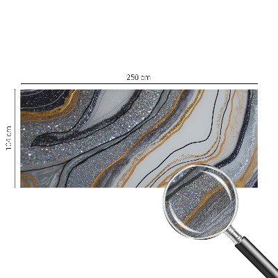 Selbstklebende Fototapete fürs Schlafzimmer Steinwellen