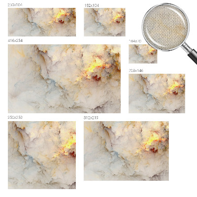 3D-Fototapete fürs Schlafzimmer Farbenfrohe Landschaft