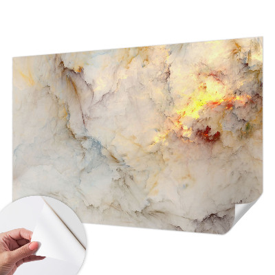 3D-Fototapete fürs Schlafzimmer Farbenfrohe Landschaft