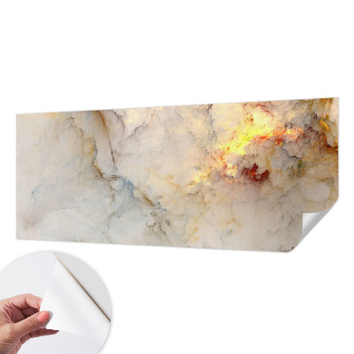 3D-Fototapete fürs Schlafzimmer Farbenfrohe Landschaft