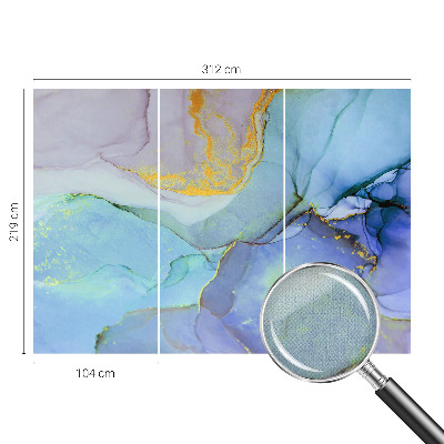 Motivtapete nach Maß Aquarellformen