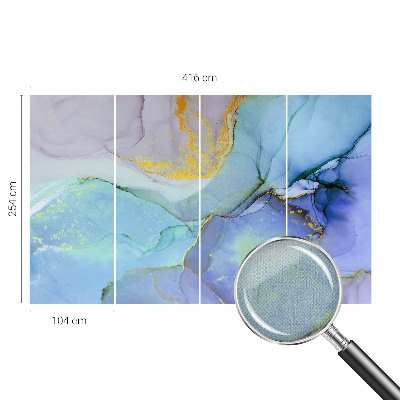 Motivtapete nach Maß Aquarellformen