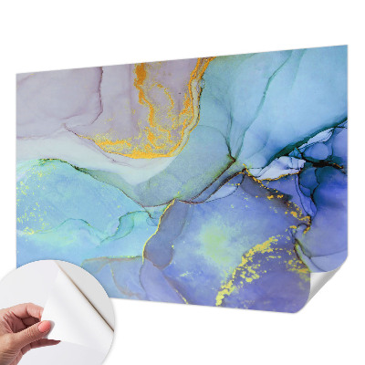 Motivtapete nach Maß Aquarellformen