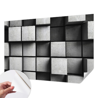 Moderne Fototapete nach Maß Geometrische Würfel