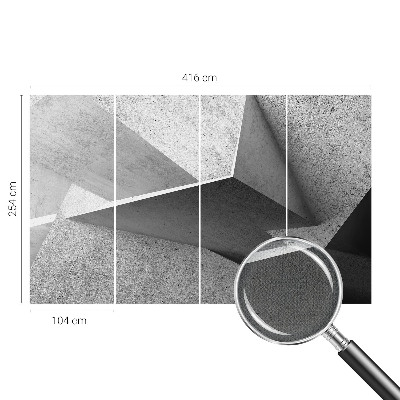 Selbstklebende Fototapete fürs Schlafzimmer Geometrische Strukturen