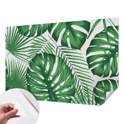 3D-Fototapete Tropische Blätter