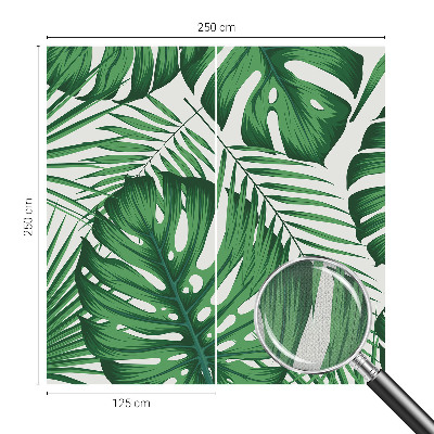 3D-Fototapete Tropische Blätter